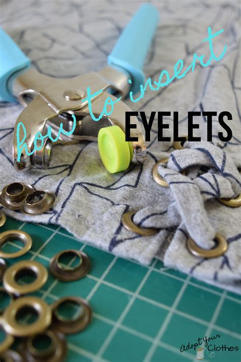 how to insert an eyelet